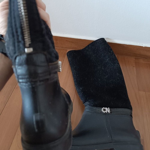 Cafe Noir boots galoshes used, size 38, black