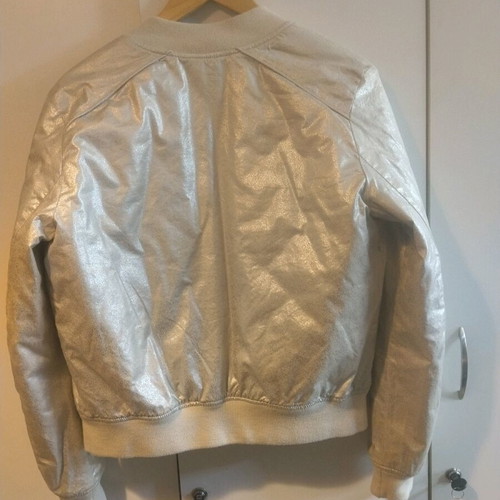 Benetton jacket silver like new
