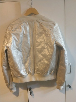 Benetton jacket silver like new