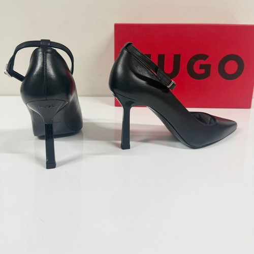 HUGO Ines Pump 90 new natural leather, black