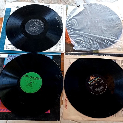 Vinyl record lot of 4 LPs: Jazz, Calypso, Pan Flute, Classical