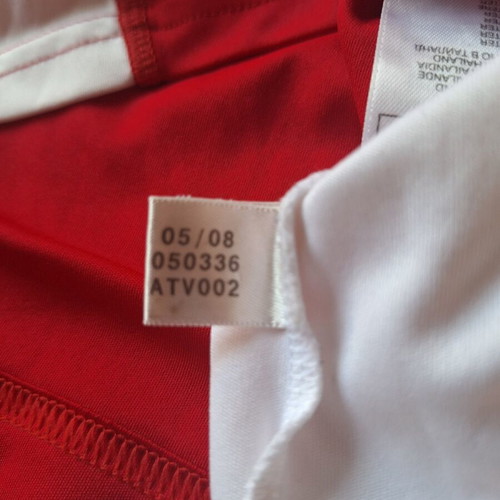 Ajax shirt used with number 9 Huntelaar 2008 season authentic