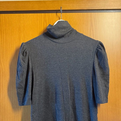 Midi dress Zara like new, gray turtleneck