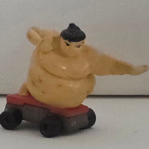 Skateboard Mania Wedgyson Sumo figure used with marker paint marks