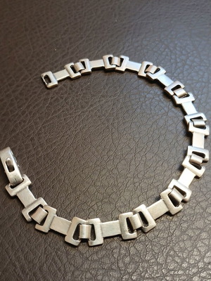 Silver 925 chain bracelet like new