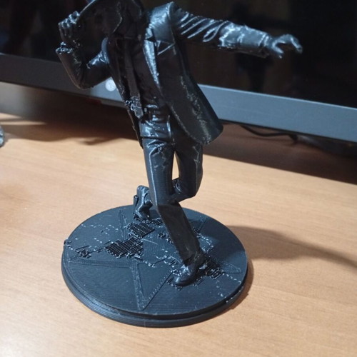 Michael Jackson figure, ready for painting