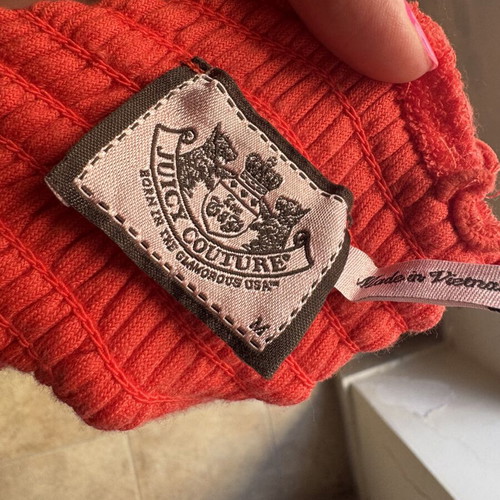 Juicy Couture Toweling Dress, size M, orangered