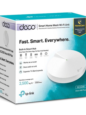 TP-Link Deco M9 Plus AC2200 Smart Home Mesh Wi-Fi System, 1 pack
