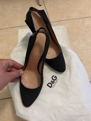 Παπούτσια Dolce & Gabbana γόβες σαν καινούργιο, μαύρα νούμερο 37