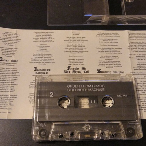 Order from chaos Stillbirth machine cassette tape like new, metal