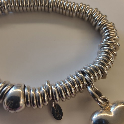 Links of London Sterling Silver Sweetie Bracelet with Heart Charm