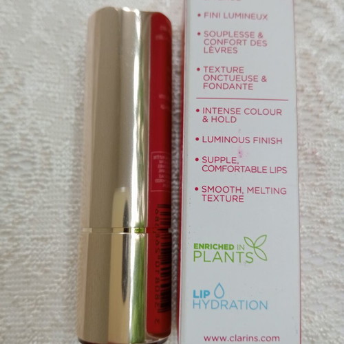 Clarins Joli Rouge 762 Pop Pink lipstick new with tags