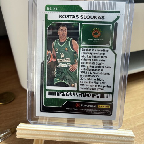 Kostas Sloukas #299 basketball card like new