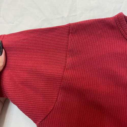 Bordeaux crop top Pink Woman used, size S