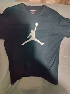 Jordan t-shirt μαύρο XL μεταχειρισμένο