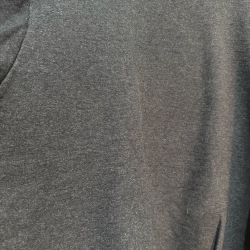 Men's cotton long-sleeve shirt used, size XL, black and gray