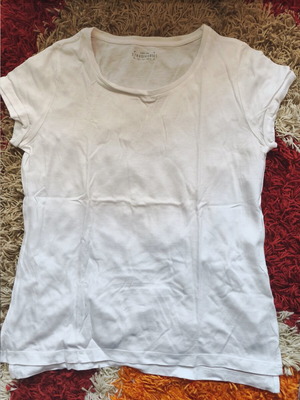 T-shirt Stradivarius λευκό σαν καινούργιο, μέγεθος L
