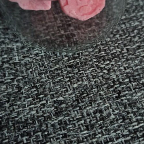 Glass vase with 6 aromatic soaps like new
