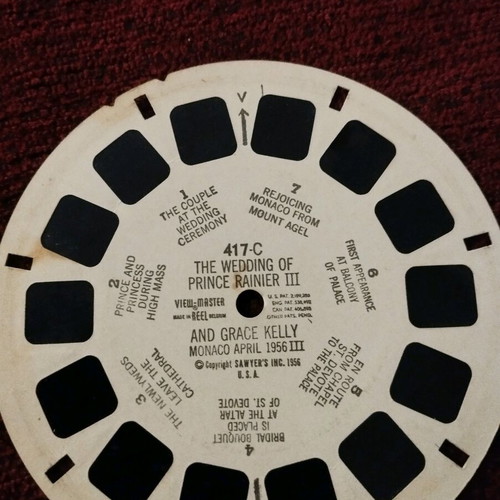 View-Master pack The Wedding of Prince Rainier and Grace Kelly used