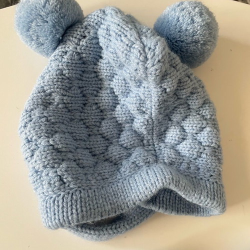 Baby winter set for newborn like new, knitted