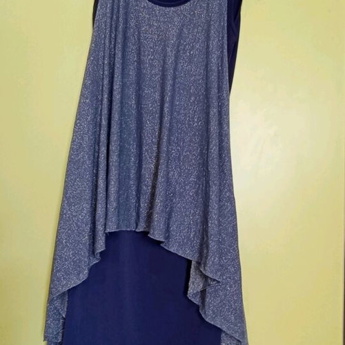 Coconuda dress like new, gray and blue, size M