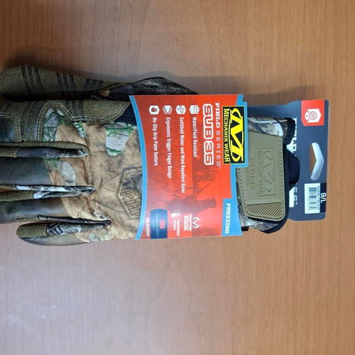 Mechanix Winter Work Realtree gloves size L new