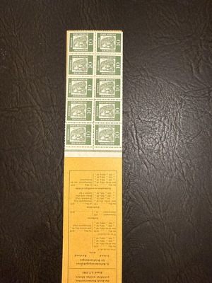 Deutsche Bundespost Berlin 10 Pfennig Stamp Strip new