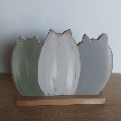 Wooden decorative with cats