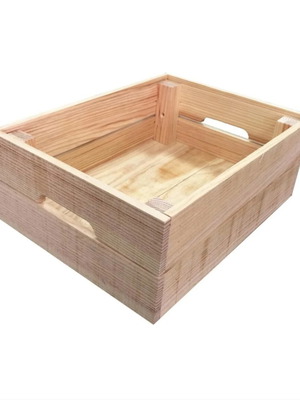 Wooden pine crates like new, pack of 5 pieces