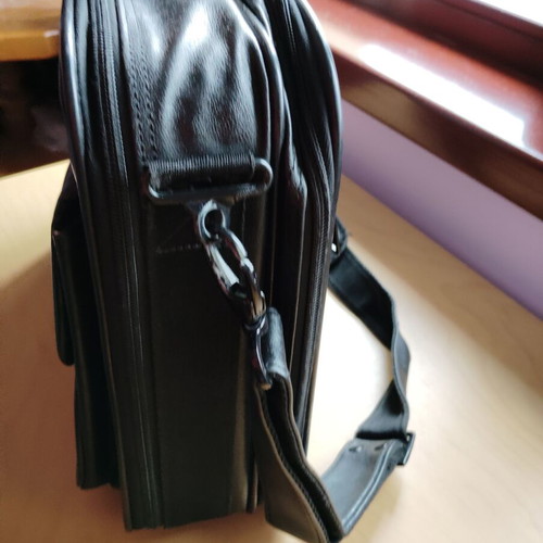 ASUS leather bag like new, men's business laptop bag