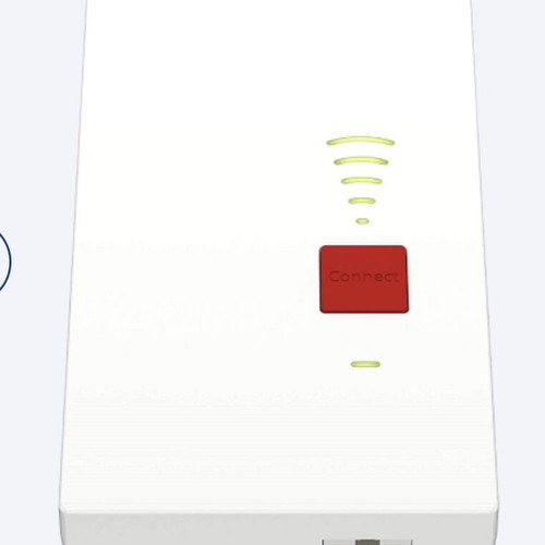 AVM FritzBox 7350 and Fritz Repeater 2400 used WiFi coverage set
