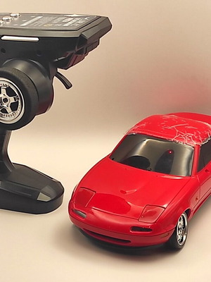 LDRC RC Drift 1/18 Mazda MX-5 remote control car with gyroscope like new