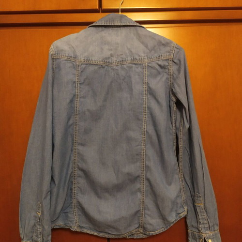Pink Woman shirt used, thin, blue, size S
