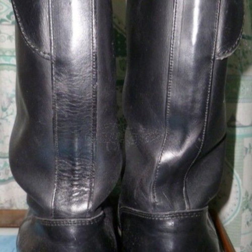 Wehrmaght leather boots black, like new, size 40