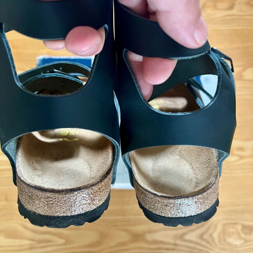 Birkenstock sandals size 45 like new, black