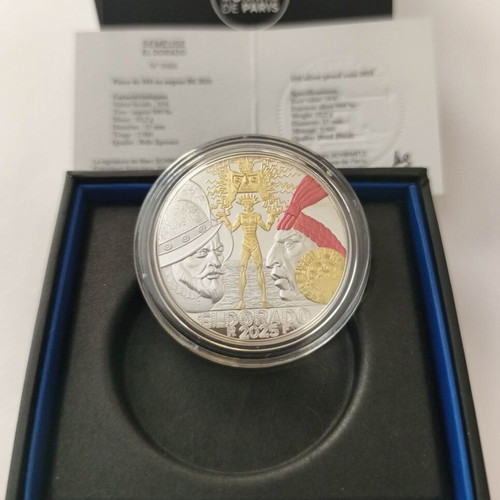 2025 France Official Colored Numbered Silver Proof 10 Euro Eldorado Coin