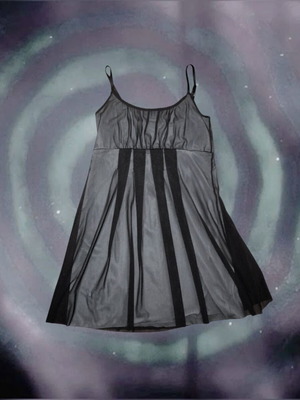More&More 90s style dress like new, size 38/M, black and grey