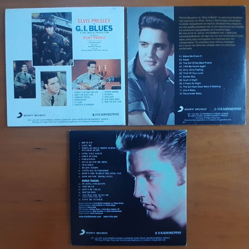 Elvis Presley 3 CD set used, rock