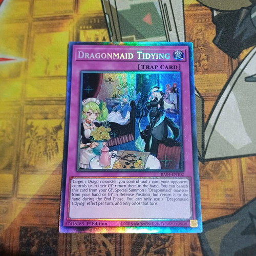 Dragonmaid Tidying Collector's Rare card new