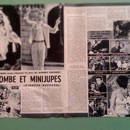 French magazine poster used