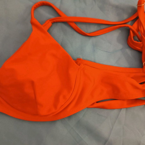 Swimwear bra like new, red, size M