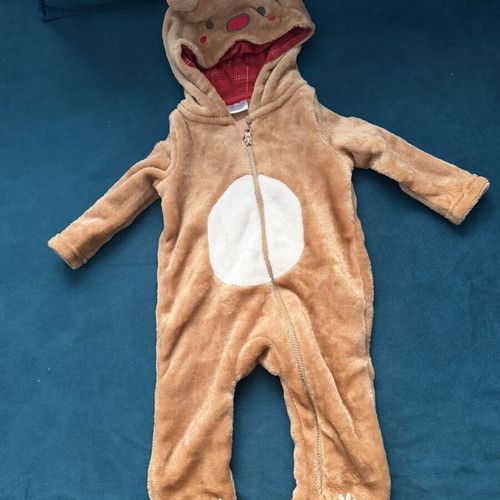 Pepco baby Christmas reindeer romper 3-6 months