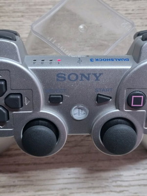 Sony Dualshock 3 sixaxis ps3 controller silver grey ασύρματο χειριστήριο