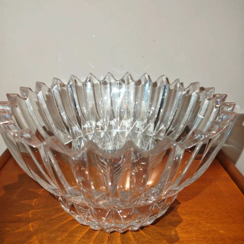 Vintage crystal decorative bowl Mikasa like new