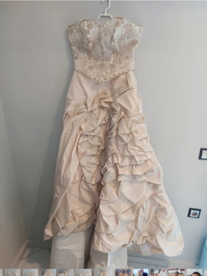 A-Style wedding dress, beige, size XL 42 14