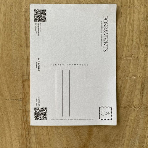 Collectible postcard Terres Normandes new, decorative 10x15 cm