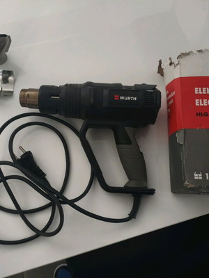 Πιστόλι θερμού αέρα Wurth HLG 2000P-LCD σαν καινούργιο με αξεσουάρ