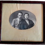 Victorian vintage portrait photo used with antique frame