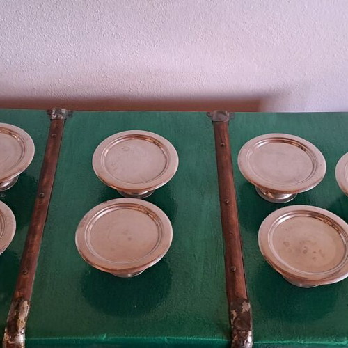 Coaster set used, pack of 7 pieces