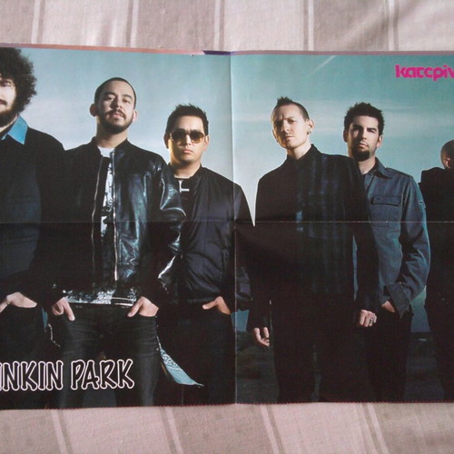 Tokio Hotel (Kaulitz) & Linkin Park poster like new, size 42x28.5